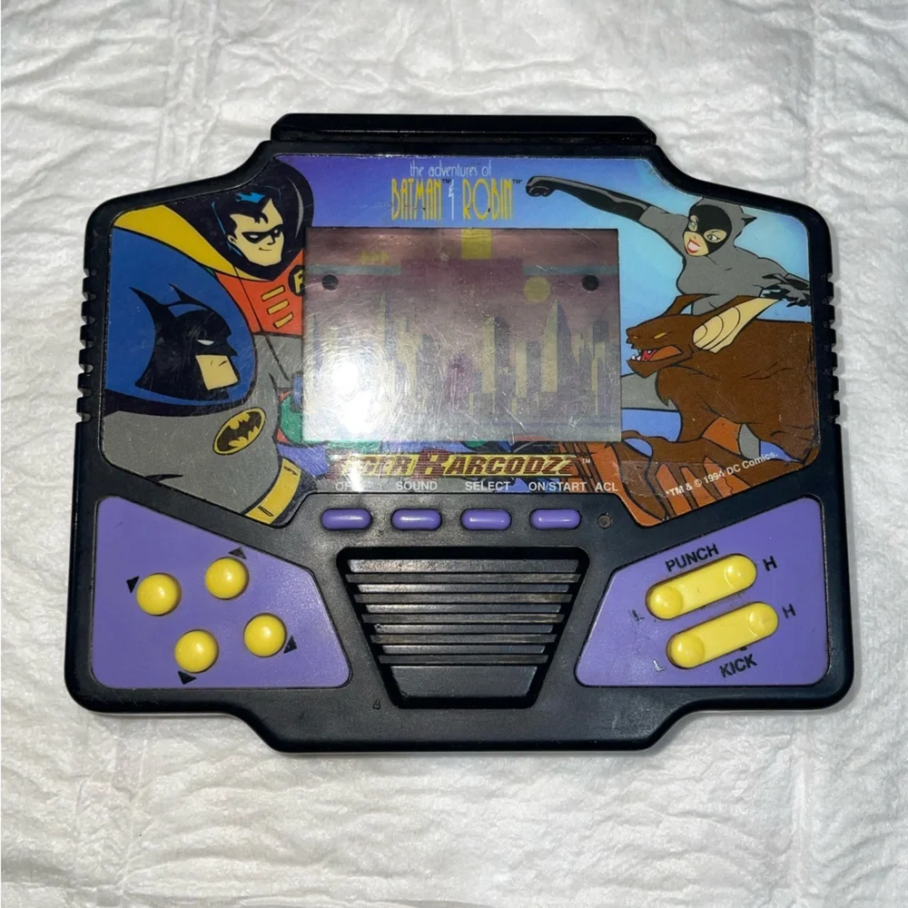 Tiger Electronics Tiger Barcodzz The Adventure Of Batman & Robin - TESTED WORKS
